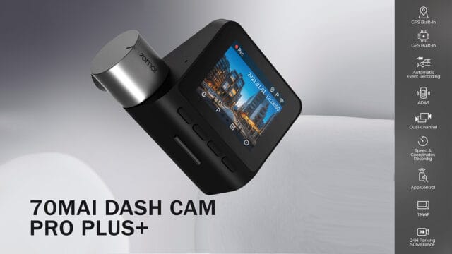dash cam double lens 70mai dash cam pro plus - Radio King Ireland - Android Car Radios and CarPlay Systems