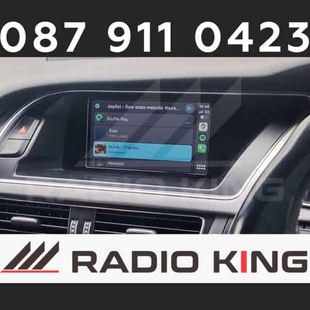 087 911 0423, Radio King Ireland Android Car Radios with CarPlay systems, professional installation services.