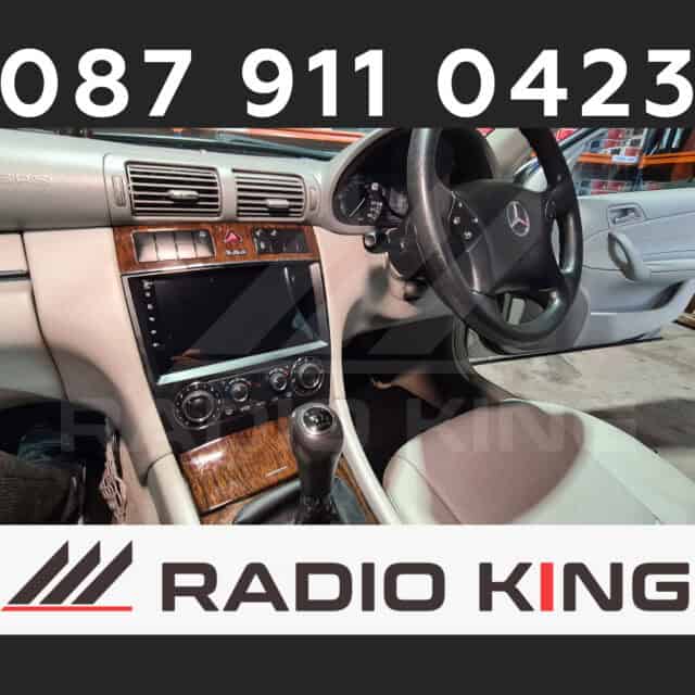 087 911 0423, Car interior with Android Car Radio and CarPlay System upgrade by Radio King Ireland.