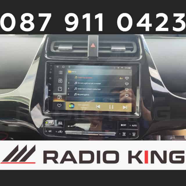 Android car stereo system with CarPlay and Bluetooth integration for cars in Ireland.