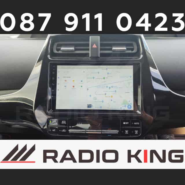 Radio king ireland android car radios with navigation system and carplay integration.