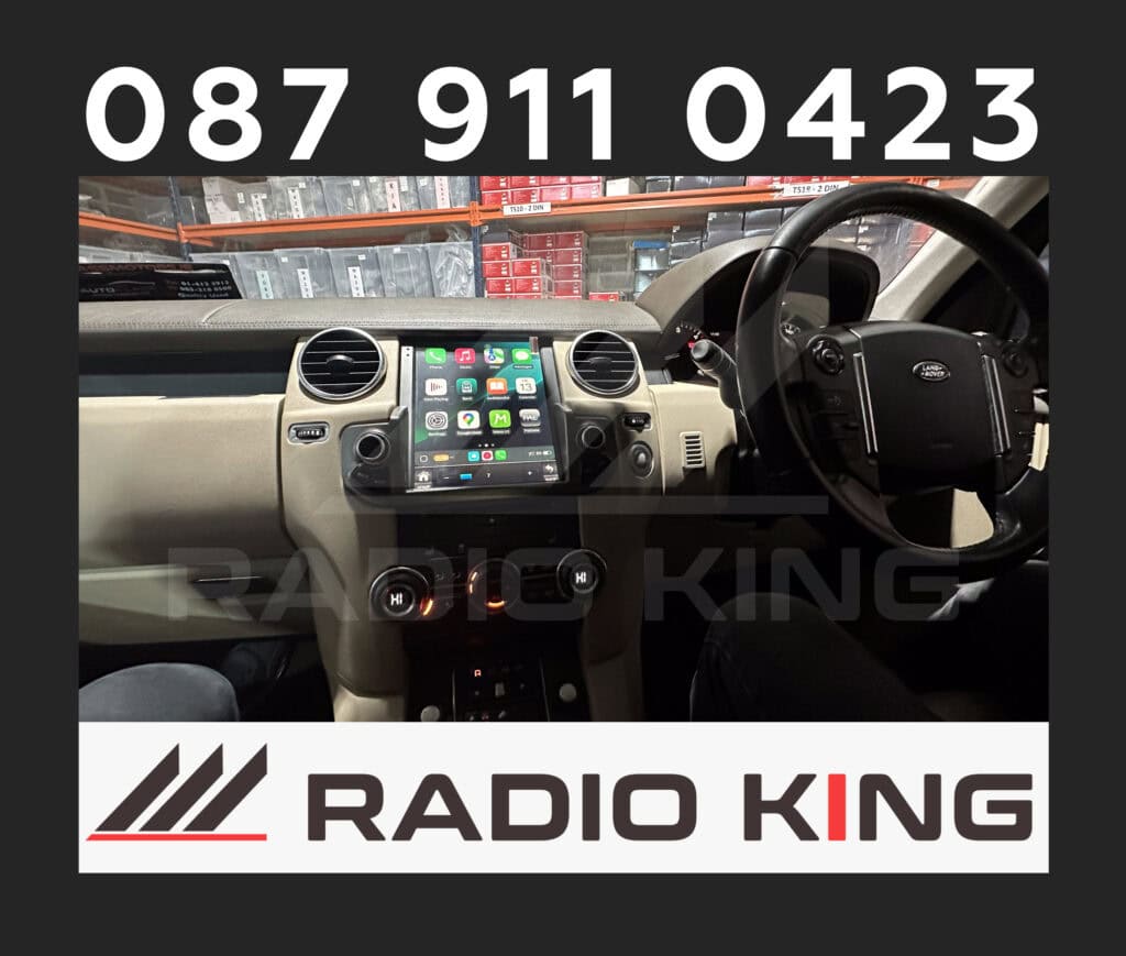 087 911 0423, Irish car audio system with Android CarPlay and advanced radio features for vehicles.