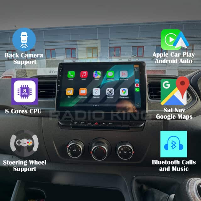 PREMIUM CARPLAY OPEL MOVANO ANDROID AUTO RADIO