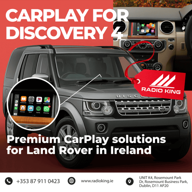 Apple CarPlay Box Upgrade for Land Rover Discovery 4 | Installation in Dublin