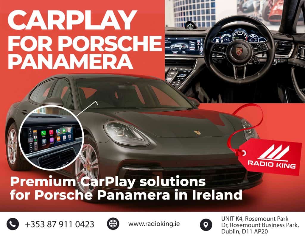CarPlay for Porsche Panamera, Android Car Radios, CarPlay Systems Ireland.