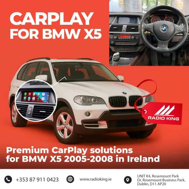Apple CarPlay Box Upgrade for BMW X5 (E53 / E70) | Installation in Dublin