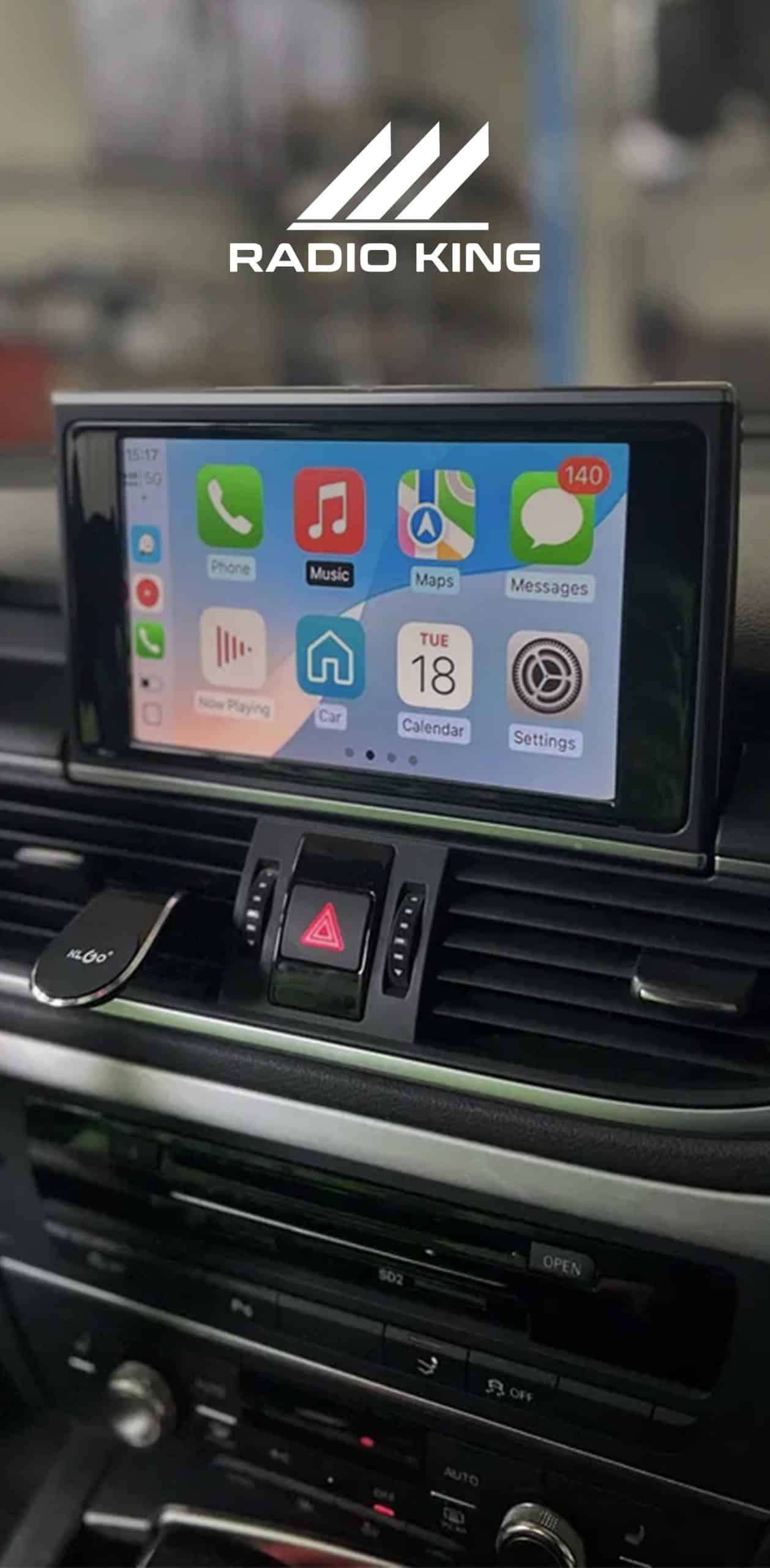 Apple CarPlay activation Ireland — Radio King Dublin
